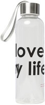 Thumbnail for your product : Peace Love World I Love My Life Clear Water Bottle