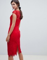 Thumbnail for your product : Chi Chi London Tall lace midi pencil dress