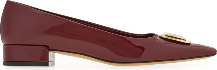 Ferragamo New Vara plate ballerina shoes ShopStyle Flats