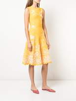 Thumbnail for your product : Carolina Herrera floral embroidered dress