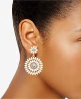 Thumbnail for your product : INC International Concepts Gold-Tone Stone & Crystal Floral Drop Earrings, Created for Macy's