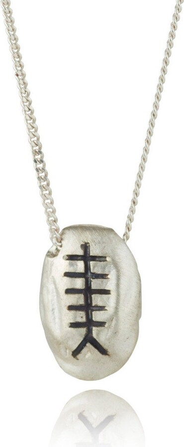 Etsy Ogham Initial Pendant in Sterling Silver