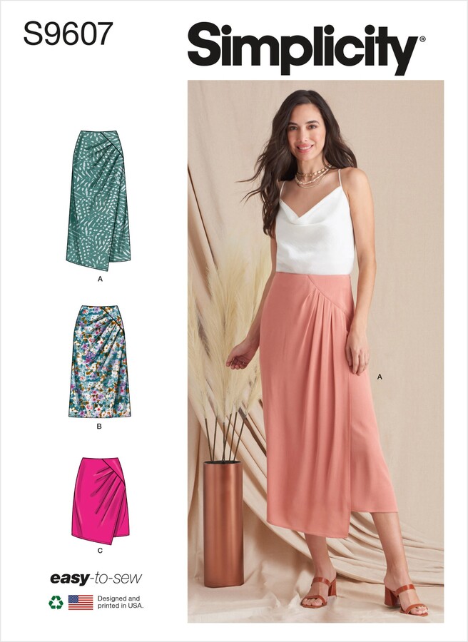 Dunelm Simplicity S9607 Misses Skirt Sewing Pattern OffWhite ShopStyle