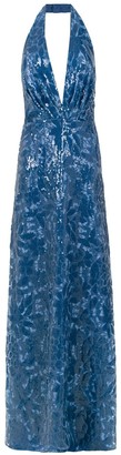 Tufi Duek Sequin Long Dress