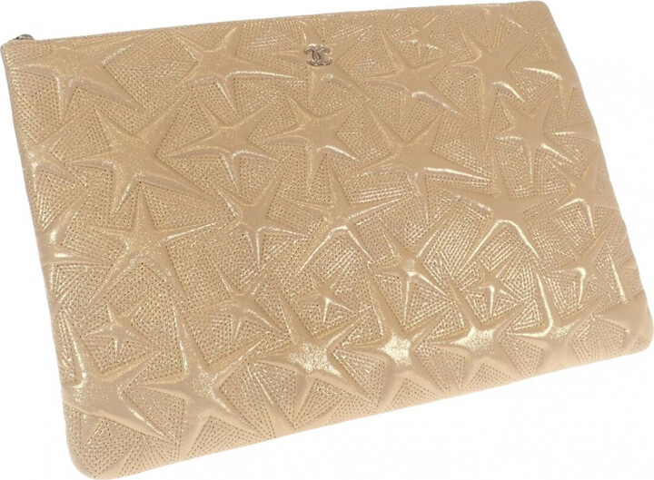 Chanel Women's Gold Clutches