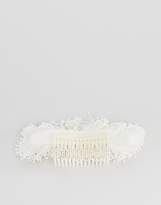 Thumbnail for your product : ASOS Design Bridal Faux Gypsophila Back Hair Comb