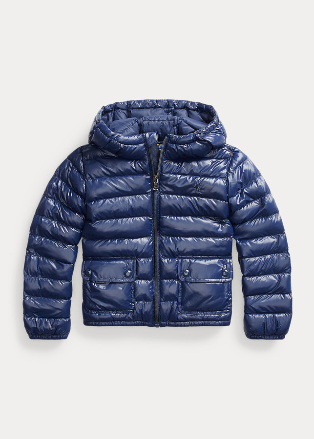 polo packable hooded jacket