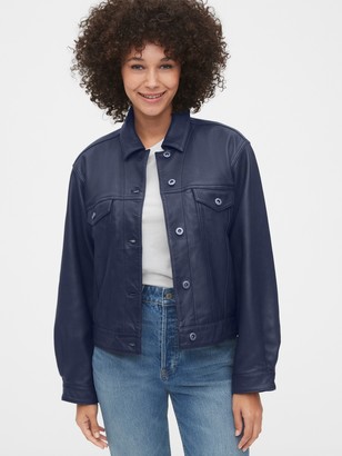 Gap Leather Jacket | Shop the world’s largest collection of fashion ...