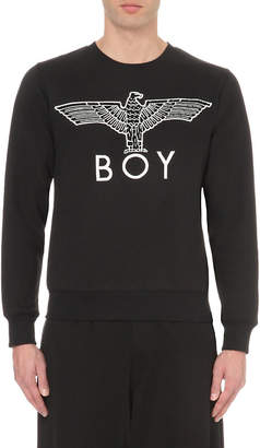 Boy London Eagle logo cotton-jersey sweatshirt