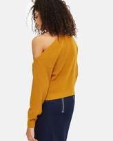Thumbnail for your product : Topshop Off-Shoulder Cropped Jumper
