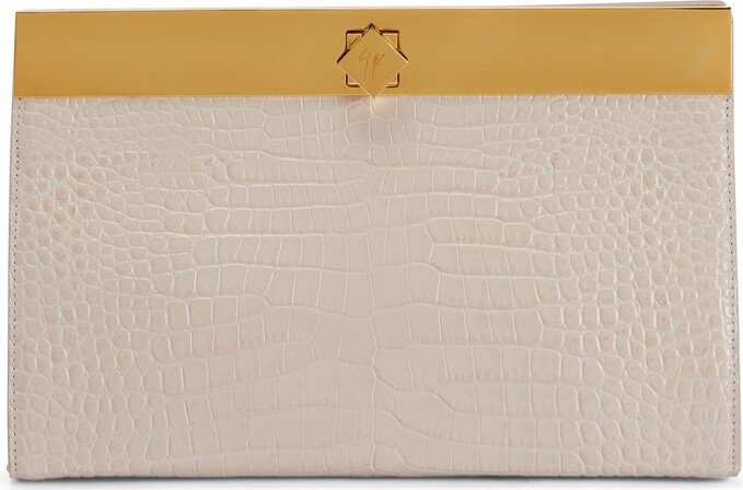 Giuseppe Zanotti Tanaya Embossed Clutch Bag
