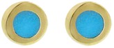 Thumbnail for your product : Jennifer Meyer Mini Turquoise Inlay Circle Stud Earrings