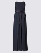 Thumbnail for your product : M&S Collection Detachable Straps Pleated Maxi Dress