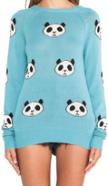 Thumbnail for your product : Wildfox Couture Panda Head Party Sweater