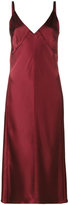 Helmut Lang - sleeveless slip dress - women - Polyester/Triacétate/Shell - M