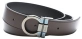 Thumbnail for your product : Ferragamo hickory leather gancio reversible 5-hole belt