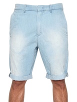 Thumbnail for your product : McQ Summer Chino Washed Denim Shorts