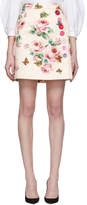 Dolce & Gabbana - Mini-jupe rose Brocade Florals A-Line