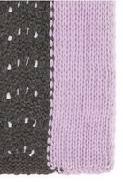 Thumbnail for your product : Nobrand Colourblock cashmere knit scarf