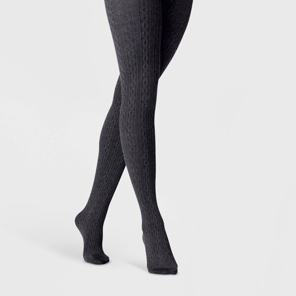 A New Day Women' Cable Sweater Tight S/M - ShopStyle Hosiery