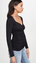 Thumbnail for your product : Susana Monaco Long Sleeve Cinched Front Top