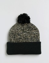 Thumbnail for your product : Timberland Space Dye Bobble Beanie Tab Logo In Green