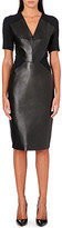 Thumbnail for your product : Roland Mouret Nabis leather-panel dress