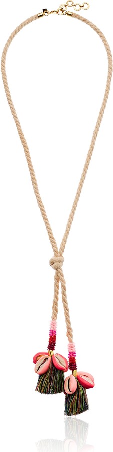 Rebecca Minkoff Lola Rope Lariat with Tassels Necklace