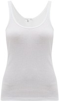 Thumbnail for your product : Skin Rasia Cotton-jersey Pyjama Tank Top - White