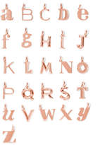 Thumbnail for your product : Monica Vinader A-z Alphabet Letter Rose Gold Vermeil Pendants