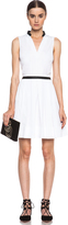 Thumbnail for your product : Band Of Outsiders Poplin Cotton V Neck Dress in White