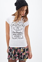 Thumbnail for your product : Forever 21 cali life graphic tee