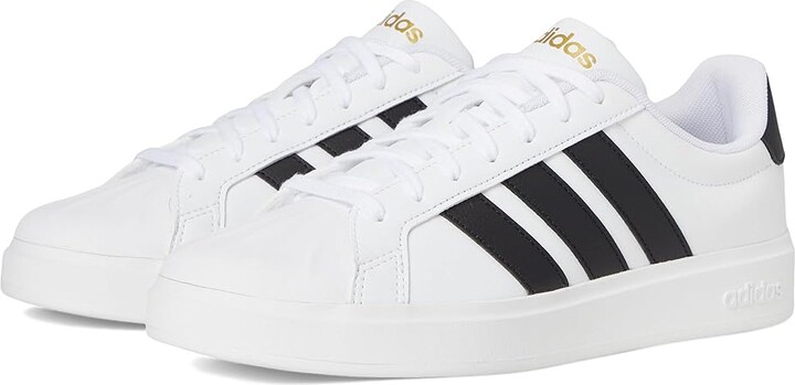 adidas Streettalk Women's Shoes White/Black/Gold Metallic : 9.5 B
