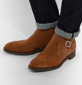 Thumbnail for your product : Edward Green Ravenstone Suede Monk-Strap Boots