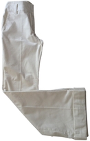 Thumbnail for your product : Paule Ka White Cotton Trousers