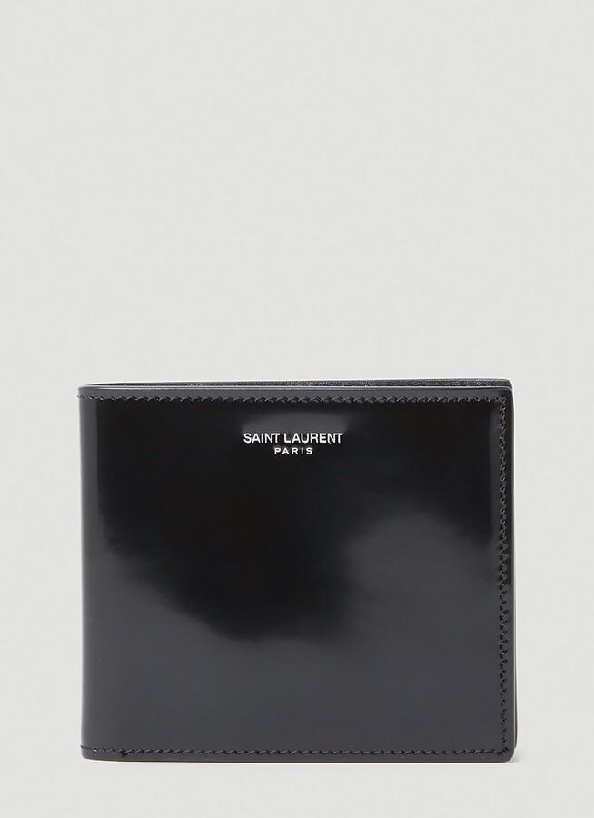 SAINT LAURENT Wallets Men, Monogram wallet Black