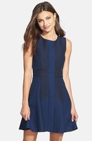 Thumbnail for your product : Trina Turk 'Rene' Cotton Blend Fit & Flare Dress