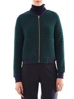 Thumbnail for your product : Marc by Marc Jacobs Argyle quilted bomber jacket