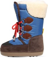 Thumbnail for your product : DSQUARED2 Nylon & Suede Boots