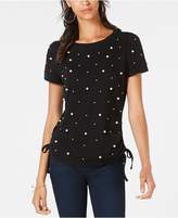 Thumbnail for your product : INC International Concepts Cotton Pearl Stud T-Shirt, Created for Macy's