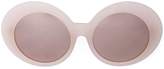 Linda Farrow oversized round frame sunglasses