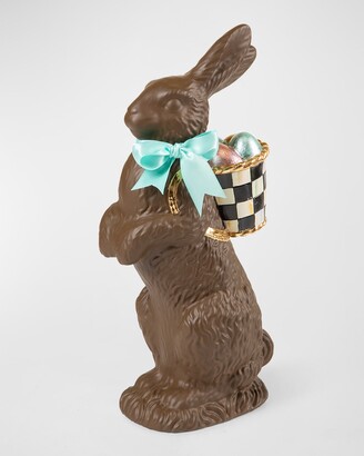 Mackenzie Childs Medium Chocolate Bunny Easter Decoration