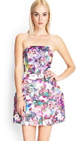 Thumbnail for your product : Forever 21 Floral Strapless Dress