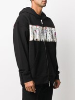 Thumbnail for your product : DSQUARED2 Interference Logo Print Hoodie