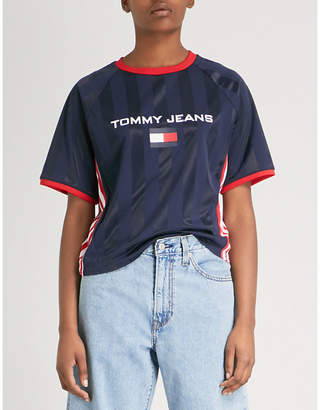 Tommy Jeans Cropped woven T-shirt
