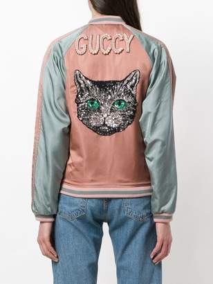 Gucci sequin embellished bomber jacket