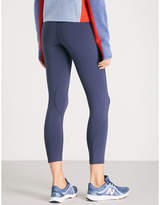 Thumbnail for your product : LNDR Womens Navy Blue Sculpt Stretch-Jersey Leggings