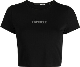 Rotate by Birger Christensen logo-embellished round-neck T-shirt