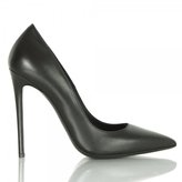 Thumbnail for your product : Gianmarco Lorenzi Flavia Women's Black Leather Court Shoe