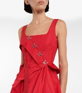 Thumbnail for your product : Alexander McQueen Embellished faille midi dress
